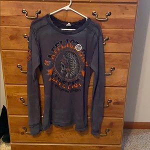 NWT reversible Affliction thermal shirt size XL